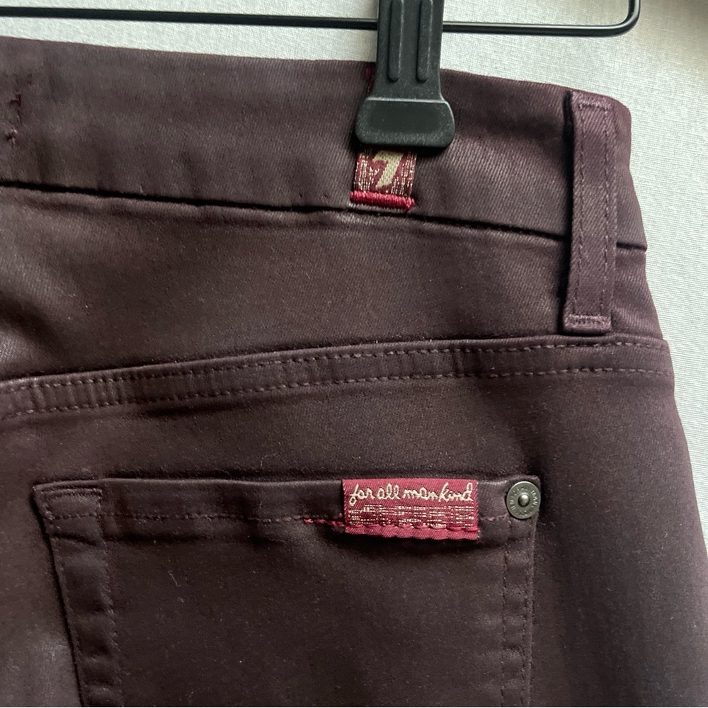 7 For All Mankind Distressed Skinny Jeans Sz 27 - Picture 4 of 12